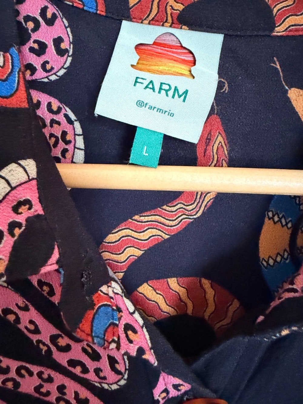 Farm Rio Snake Jumpsuit - Picture 2 of 4